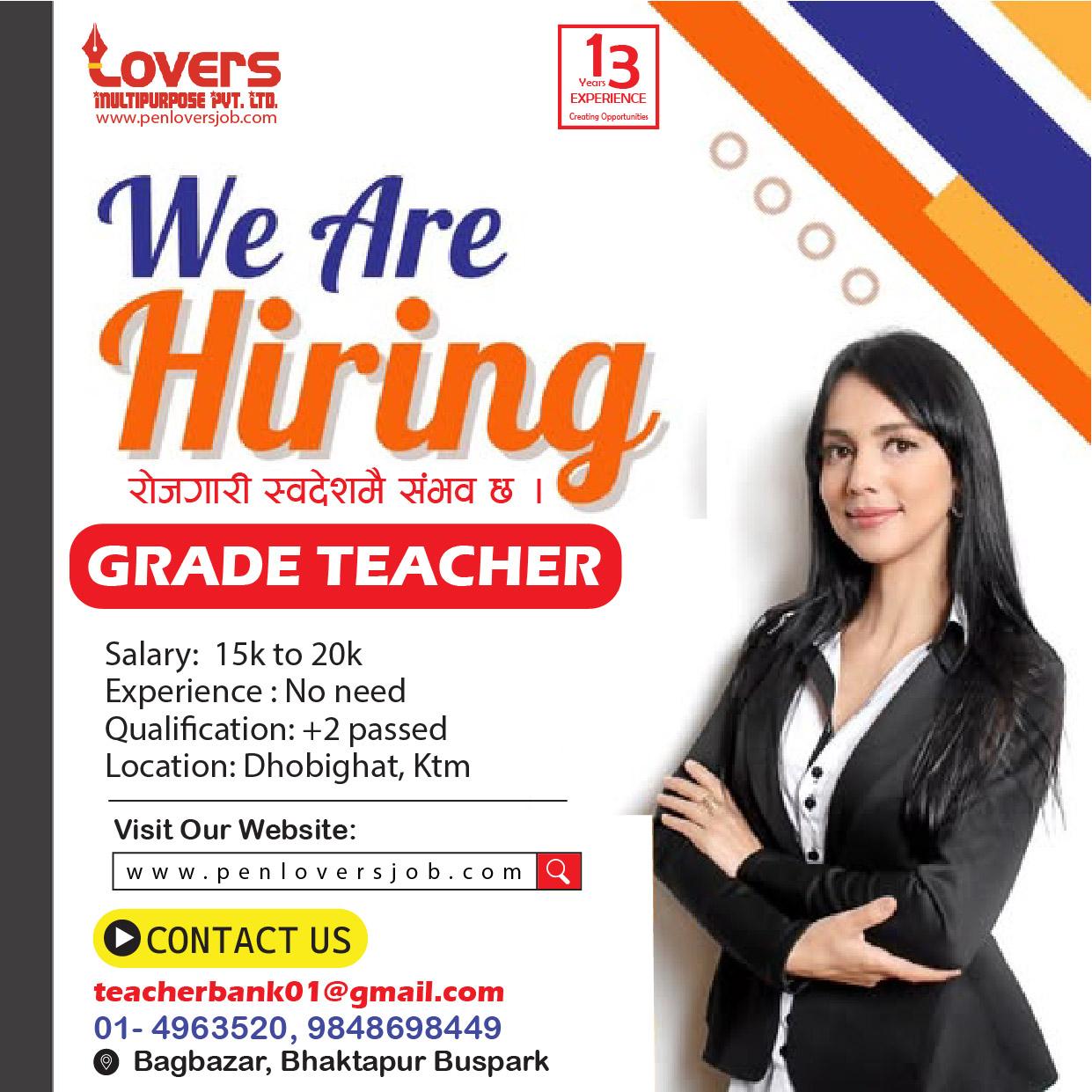 Grade teacher