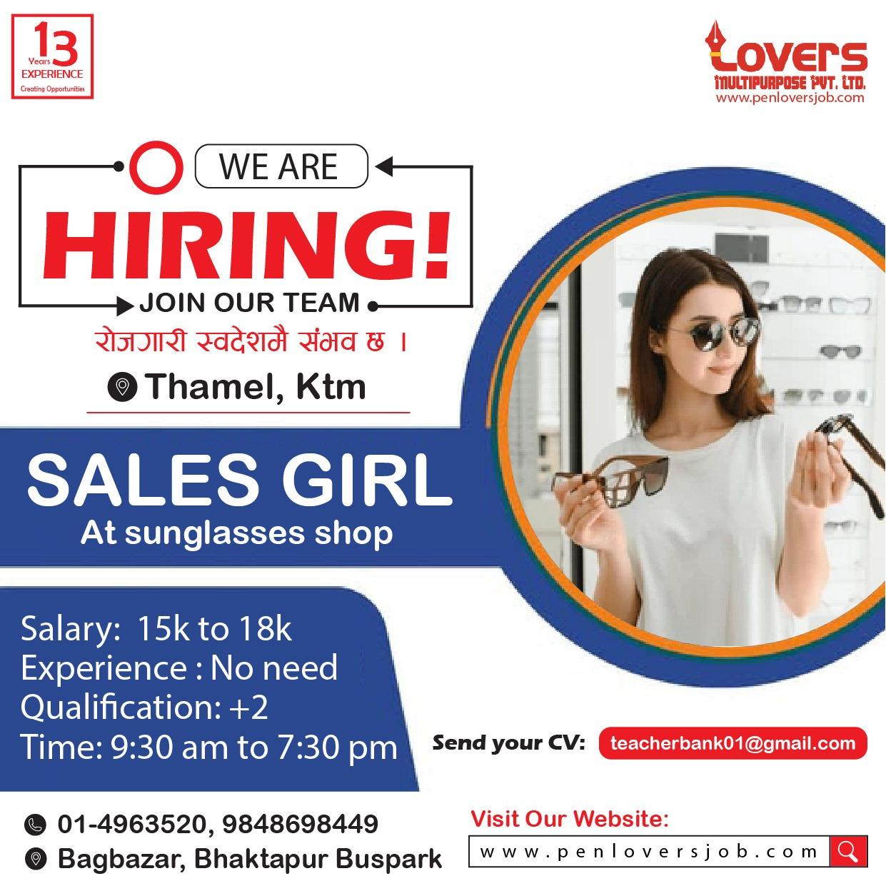 sales girl